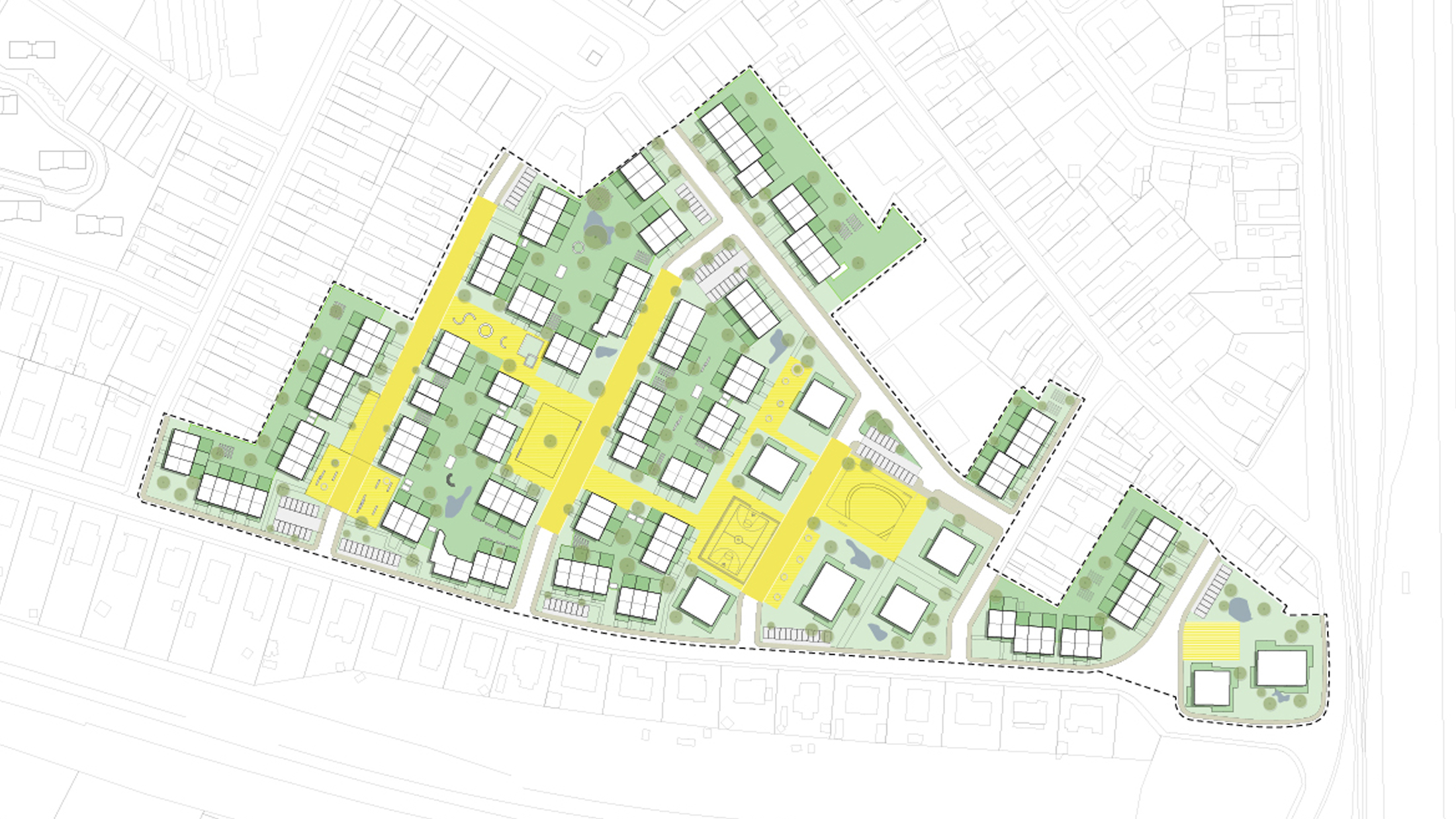 Debbautshoek Housing, designed by NOAHH | Network Oriented Architecture
