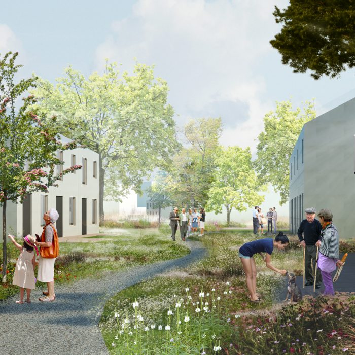 Debbautshoek Housing, designed by NOAHH | Network Oriented Architecture